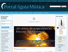 Tablet Screenshot of aguiamistica.com